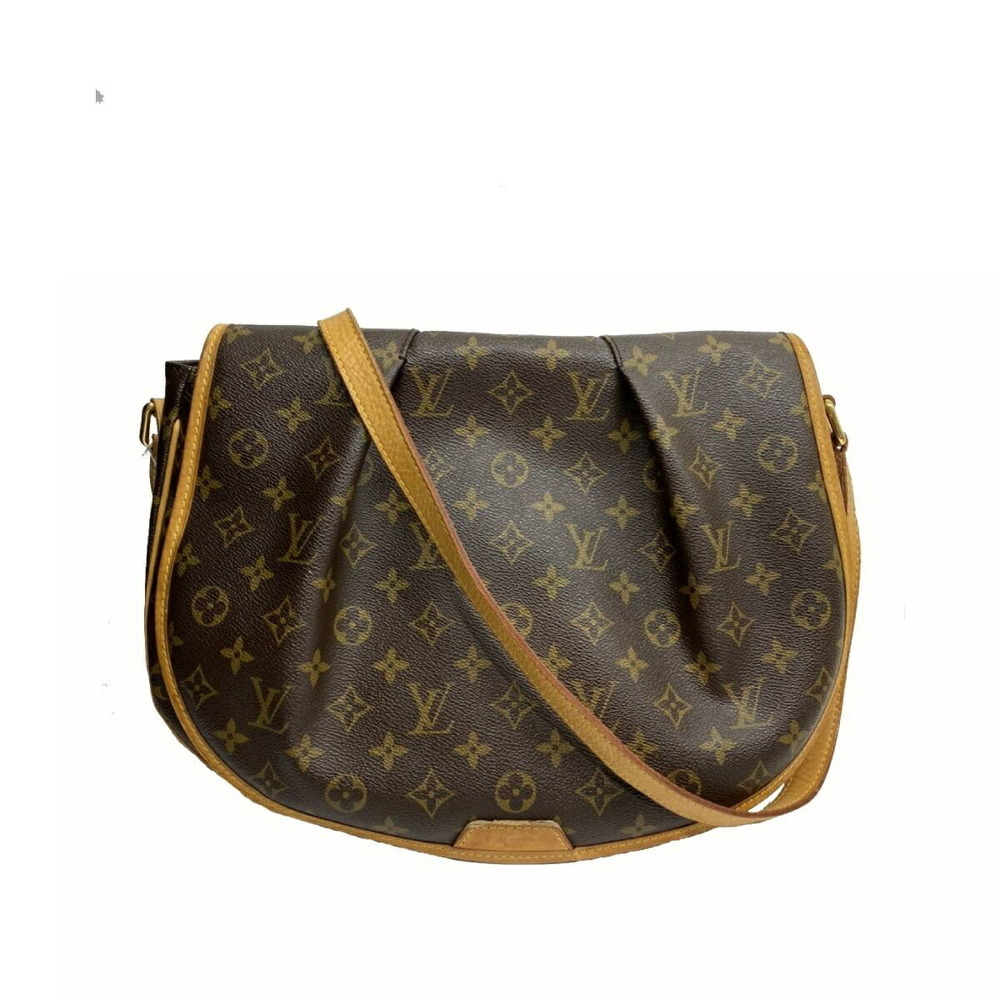 LOUIS VUITTON Menilmontant Shoulder Bag Monogram LV MENILMONTAN
